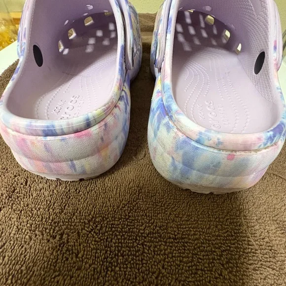 CROCS Women's Tie-Dye Mules - Picture 2 of 7